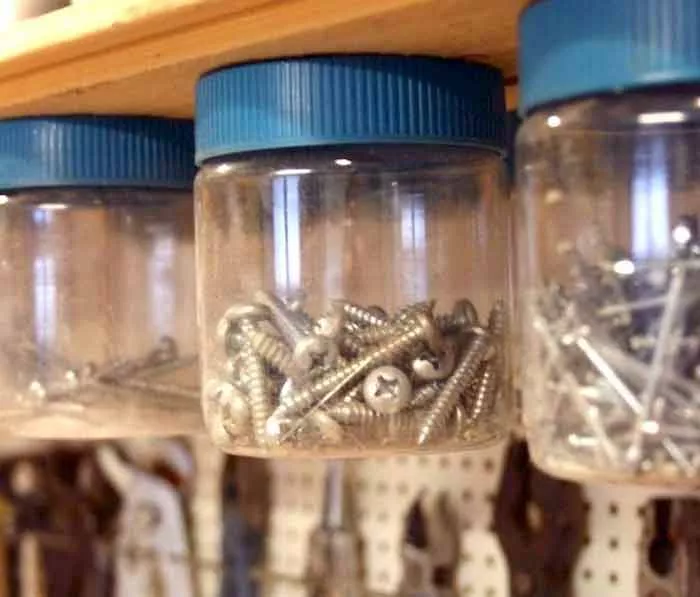 bocaux rangement vis