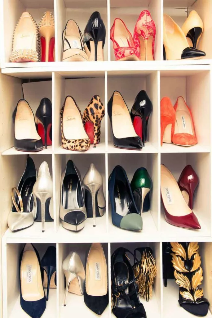 mode de rangement des chaussures à talons