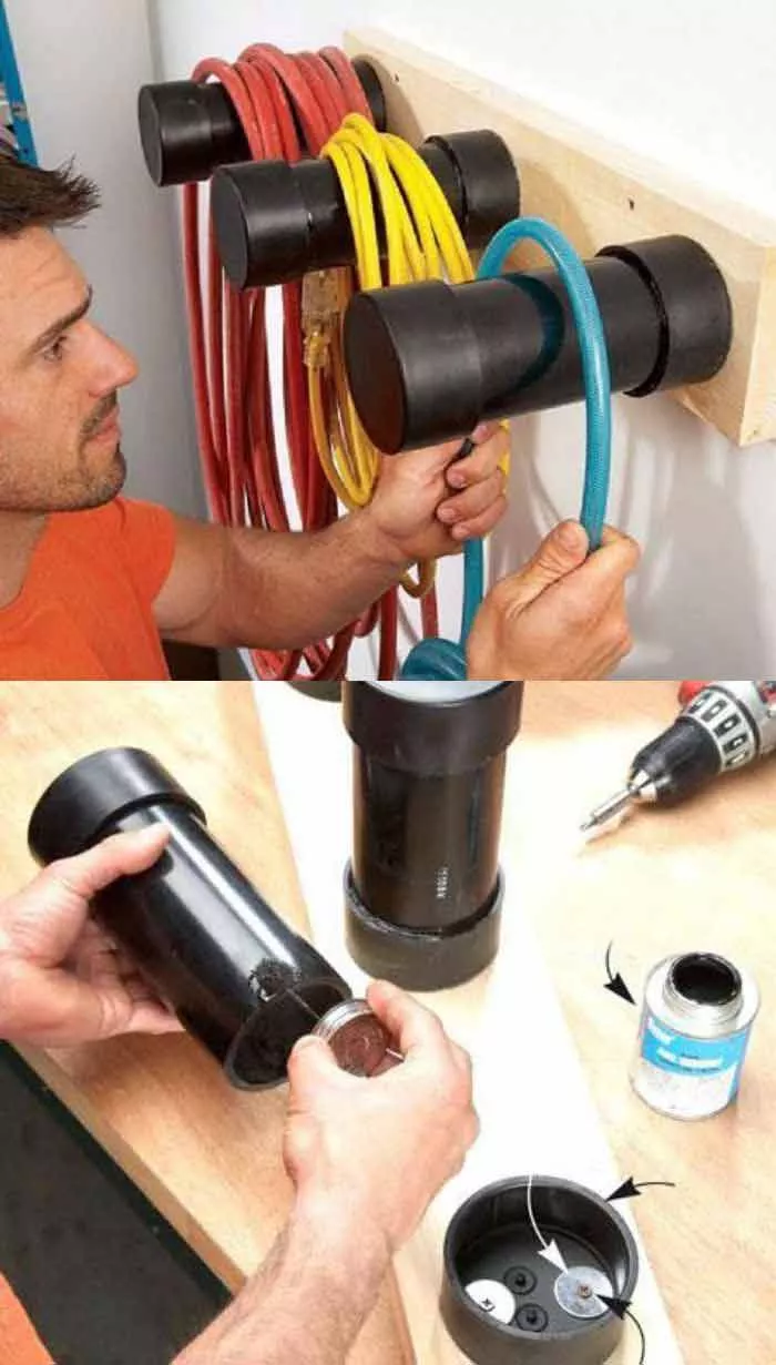 rangement fils électriques