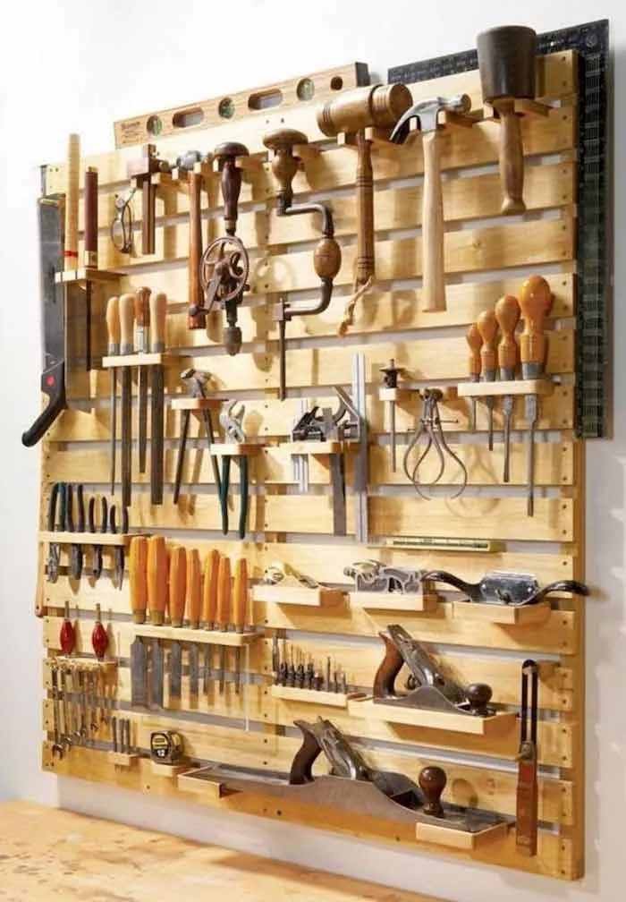 étagère bois fait maison