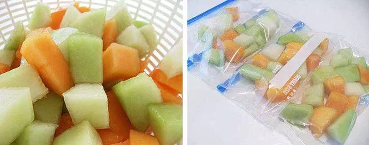 Congélation des melons pour l'hiver