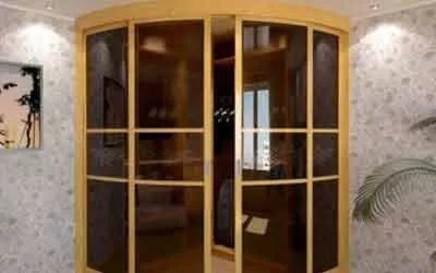 porte coulissante arrondie