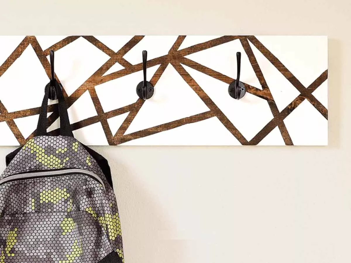 portemanteau décoratif diy