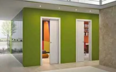 Portes coulissantes encastrées
