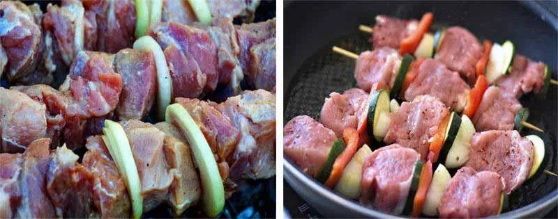 Congélation des brochettes marinées