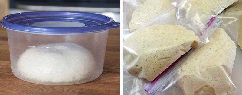 Comment conserver la pâte à levure au réfrigérateur ou au congélateur ?