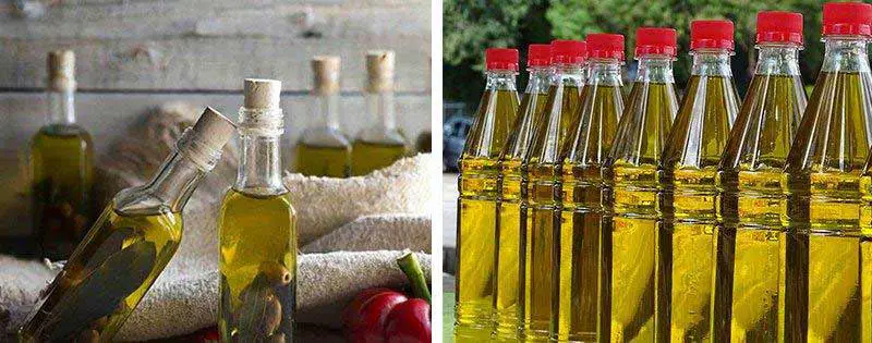 Il est préférable de conserver l'huile d'olive dans une bouteille fine