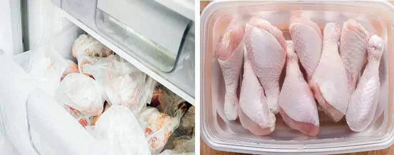 Particularités de la congélation du poulet