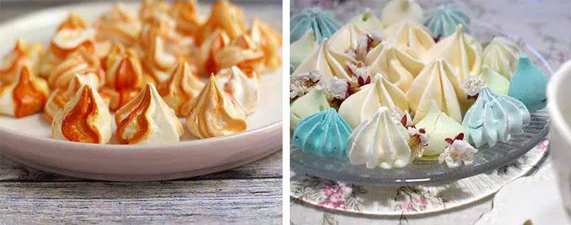 Caractéristiques du stockage de la meringue