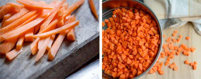 Séchage des carottes au soleil