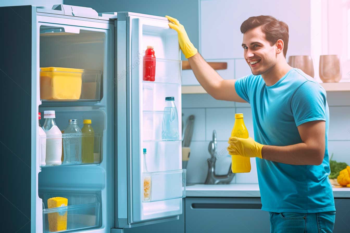 Nettoyant Hygiénique Pour Réfrigérateur Et Congélateur Cleanprince - 3 Flacons De 500ml (1,5L Total) - Fabriqué En Allemagne
