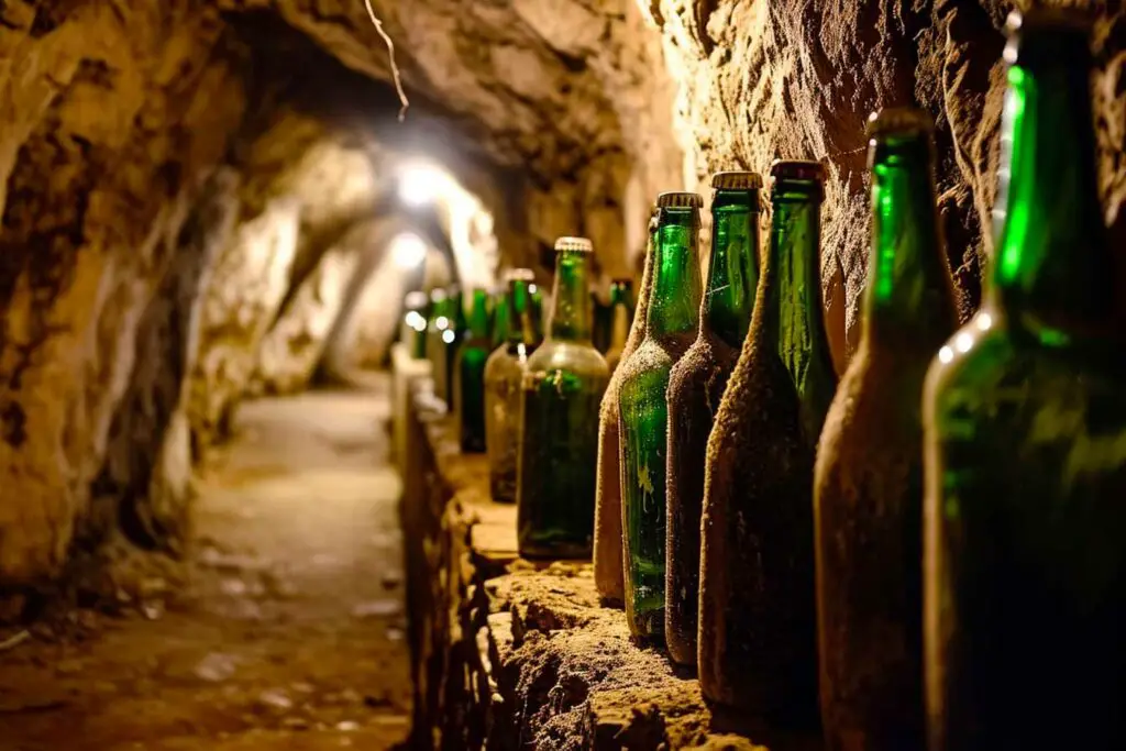 Bière de garde conservée en cave